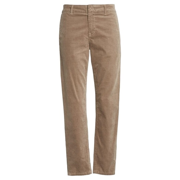 VINCE Corduroy Pants Chinos Ragweed Cords Cropped Tan Classic Size 4 - Picture 5 of 16